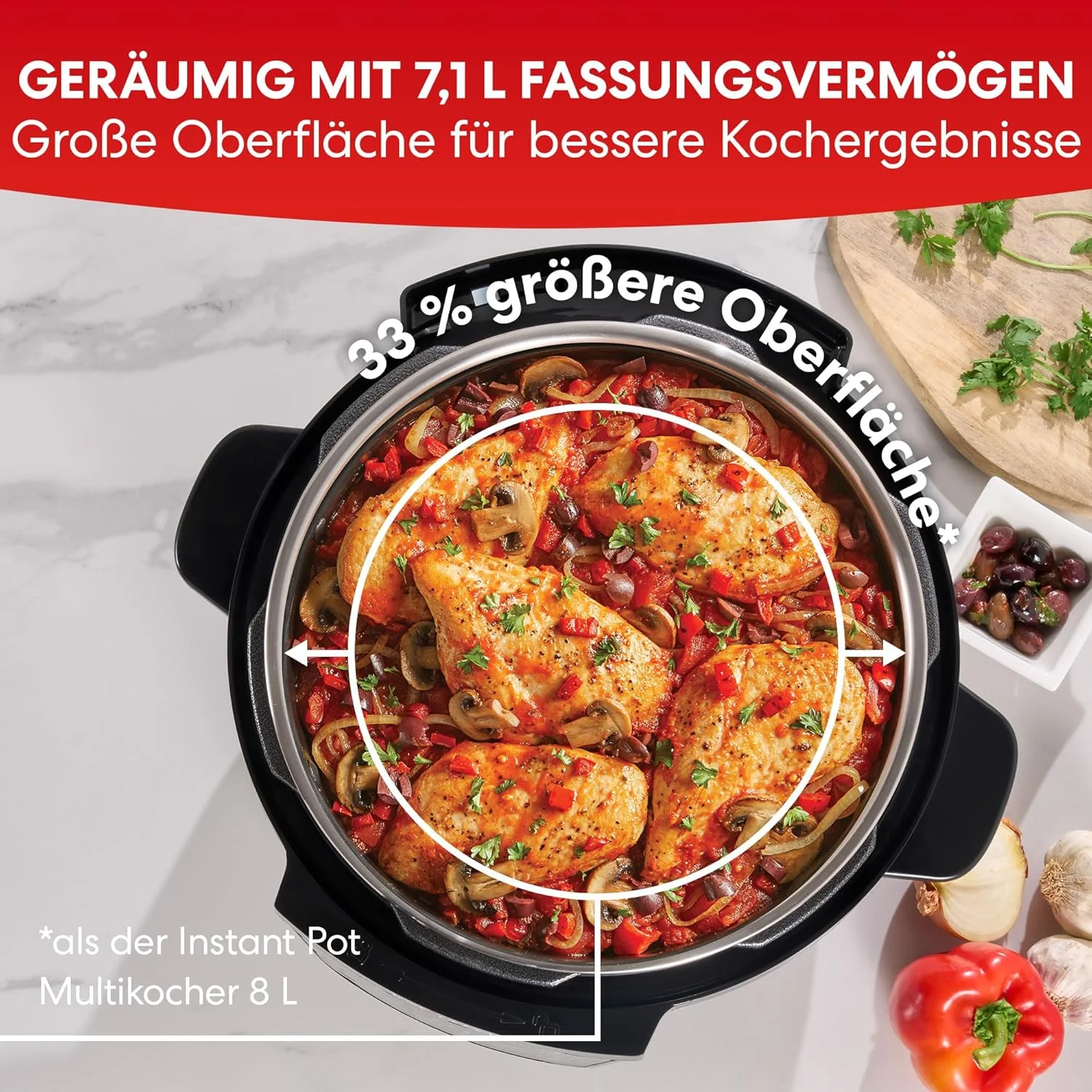 زودپز هوشمند 7 در 1 اینستنت مدل 7.1 لیتری XL - پلوپز، آرام پز، بخارپز، ماست ساز، تابه سرخ کن، گرم نگهدارنده چای و دیگ زودپز، مشکی زودپز هوشمند 7 در 1 اینستنت مدل 7.1 لیتری XL - پلوپز، آرام پز، بخارپز، ماست ساز، تابه سرخ کن، گرم نگهدارنده چای و دیگ زودپز، مشکی