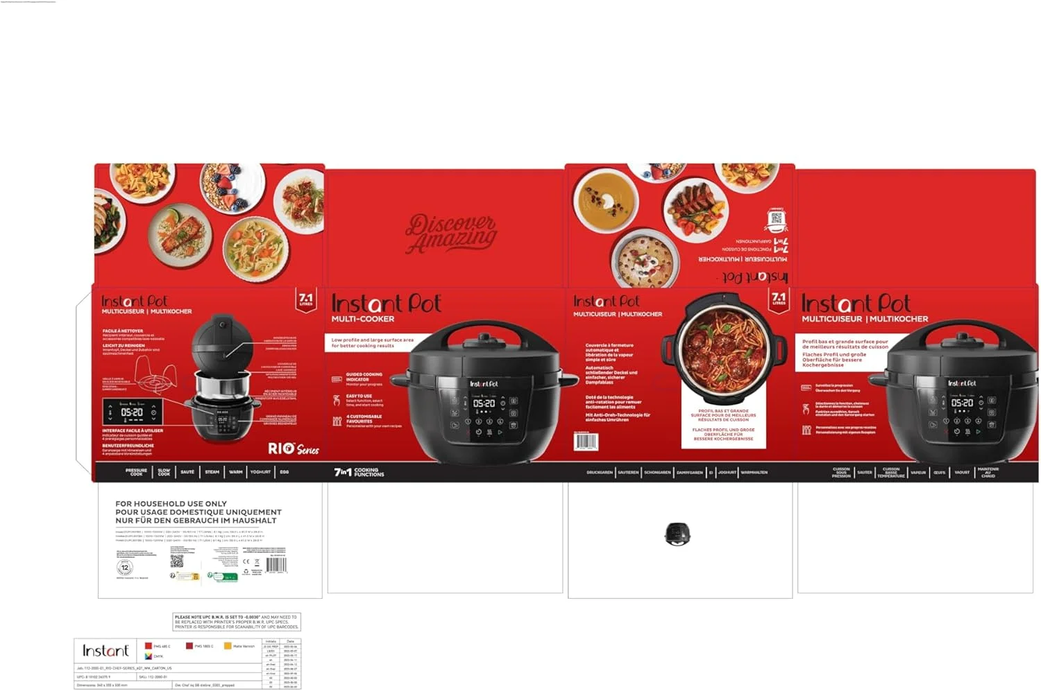 زودپز هوشمند 7 در 1 اینستنت مدل 7.1 لیتری XL - پلوپز، آرام پز، بخارپز، ماست ساز، تابه سرخ کن، گرم نگهدارنده چای و دیگ زودپز، مشکی زودپز هوشمند 7 در 1 اینستنت مدل 7.1 لیتری XL - پلوپز، آرام پز، بخارپز، ماست ساز، تابه سرخ کن، گرم نگهدارنده چای و دیگ زودپز، مشکی