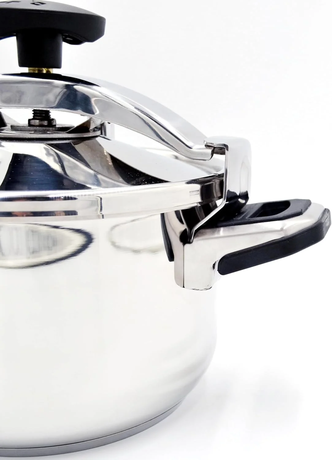 زودپز استیل کورکماز مدل Pressa با ظرفیت 11 لیتر | زودپز ترکیه ای با کفه کپسولی آلومینیومی و درب سنگین | مناسب برای اجاق های القایی مدل KA773