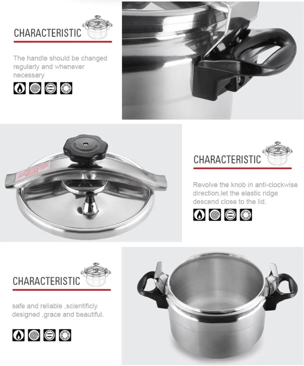 زودپز آلومینیومی کونین سلر - ۵ لیتری نقره ای