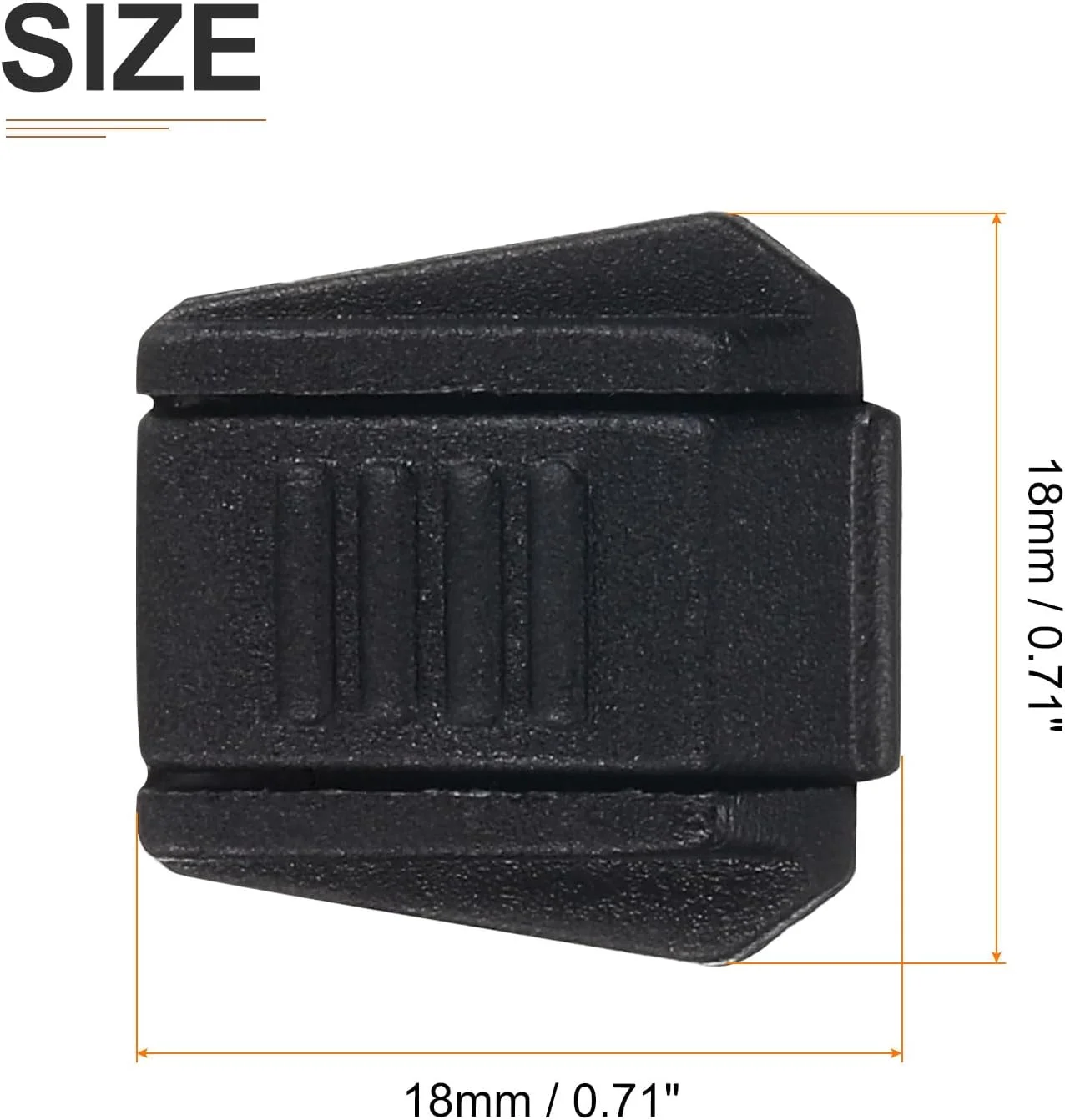 سردسته بند DTGN ابعاد 18mmx18mm (طولxعرض) - بسته 6 عددی - مناسب برای بند پاراکورد، کفش، کوله پشتی، انتهای زیپ - گیره های انتهایی بند کفش نایلونی - مشکی سردسته بند DTGN ابعاد 18mmx18mm (طولxعرض) - بسته 6 عددی - مناسب برای بند پاراکورد، کفش، کوله پشتی، انتهای زیپ - گیره های انتهایی بند کفش نایلونی - مشکی