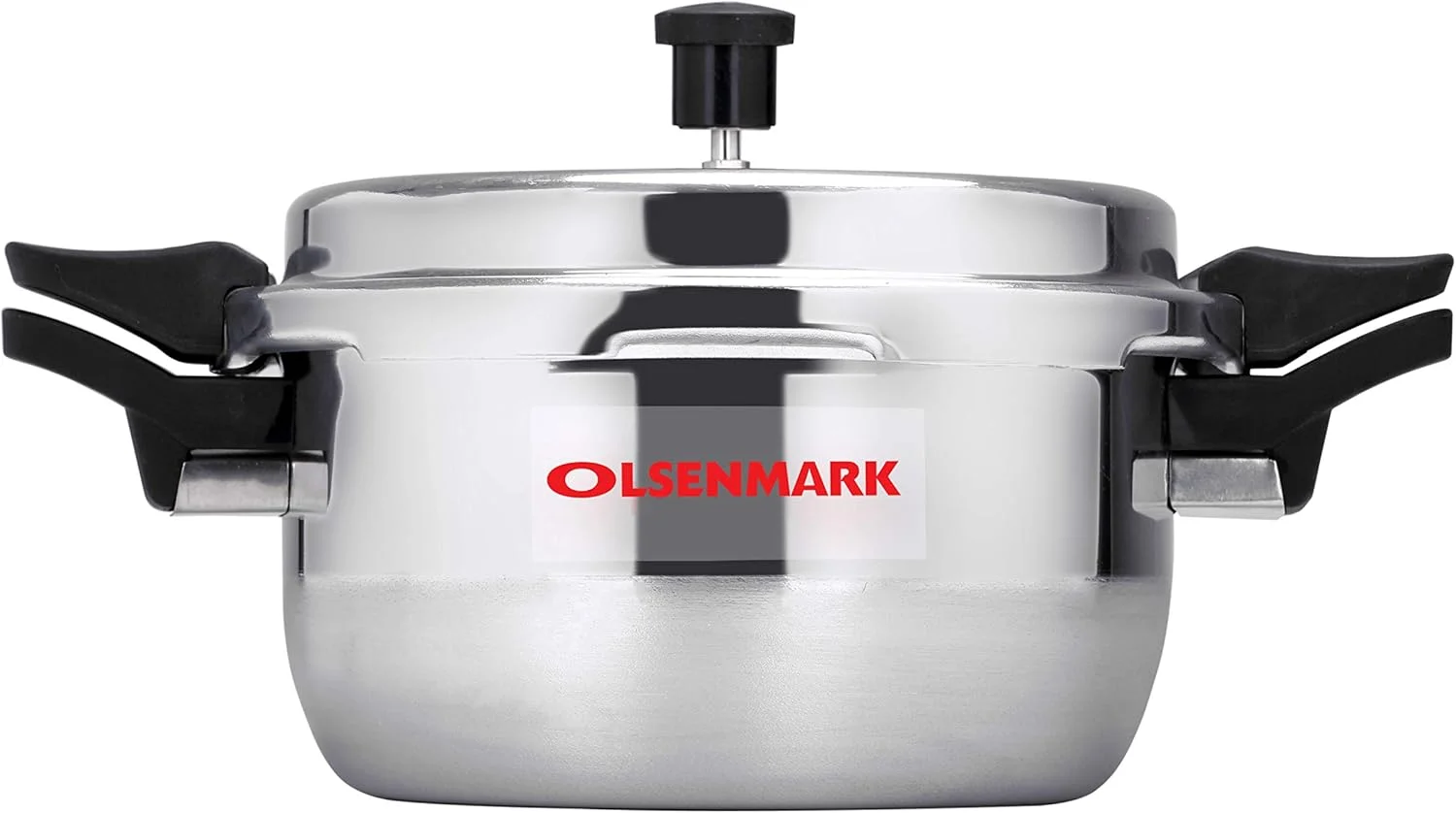 زودپز آلومینیومی Olsenmark، 4.5 لیتر - دریچه تخلیه بخار - کفه ضد برآمدگی - دسته مقاوم در برابر حرارت