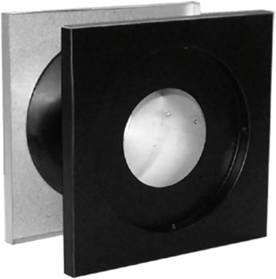 دودکش دیواری DuraVent M&G 4PVP-WT 4 PelletVent Pro، مشکی