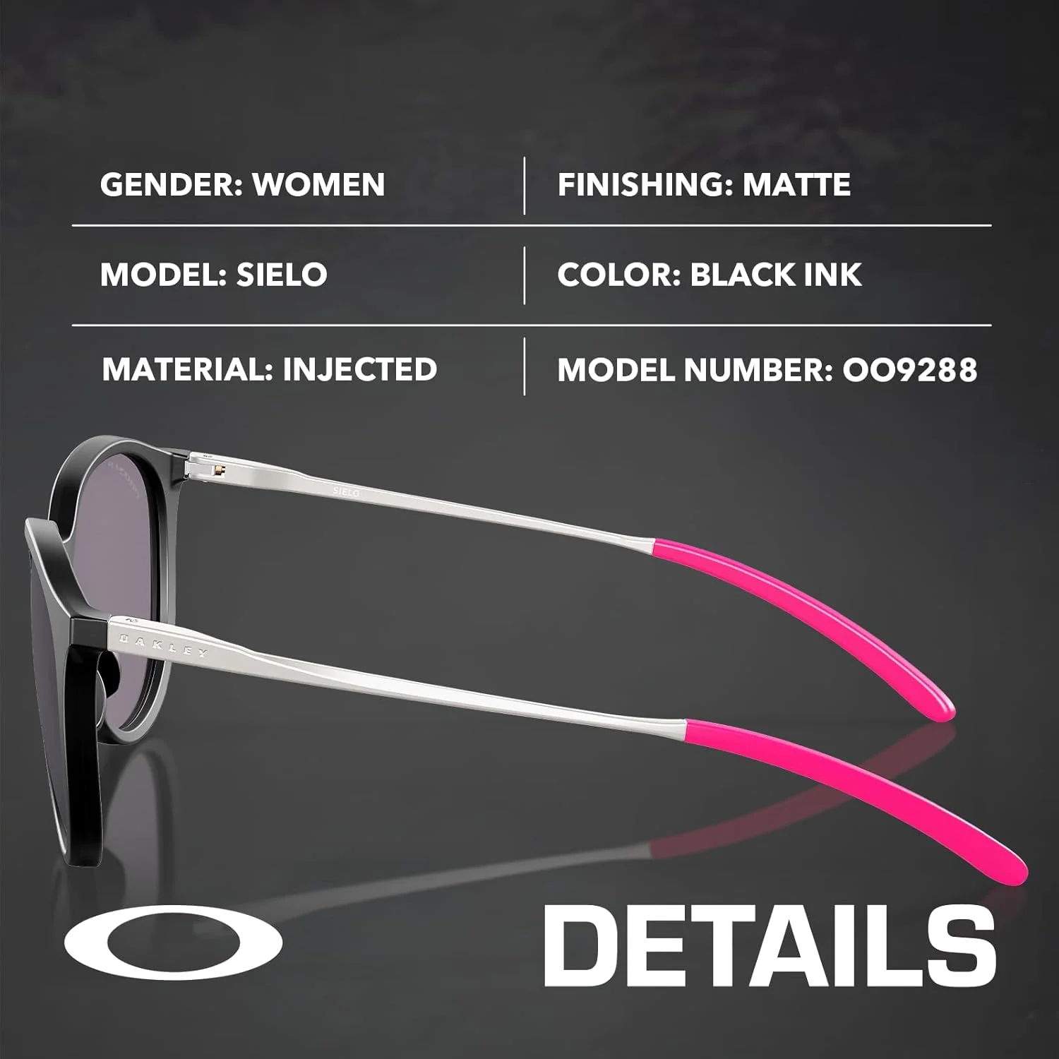 عینک آفتابی OAKLEY SIELO OO9288 به همراه بسته لوازم جانبی رسمی