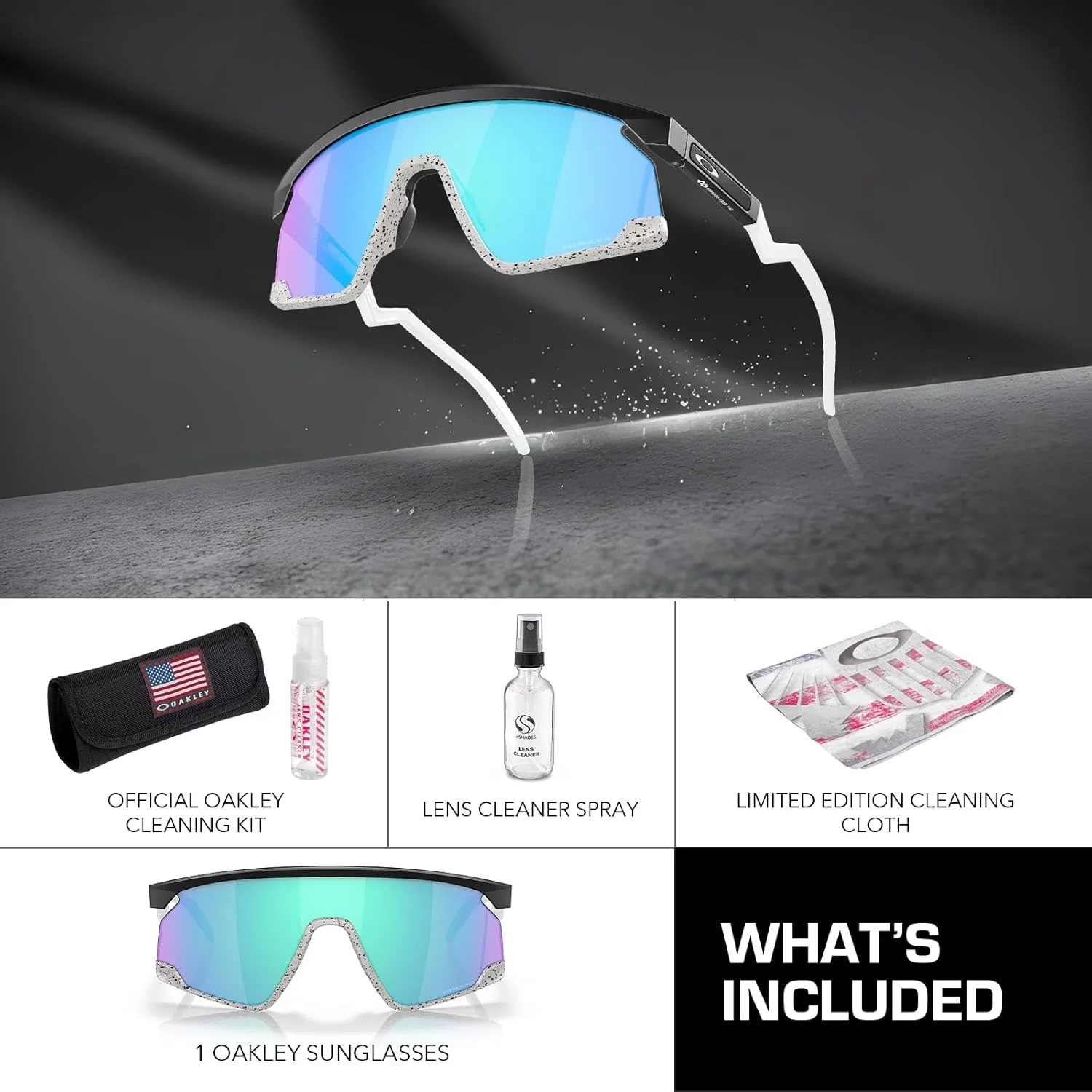 عینک آفتابی لنز پریزم OAKLEY BXTR OO9280 به همراه بسته لوازم جانبی رسمی عینک