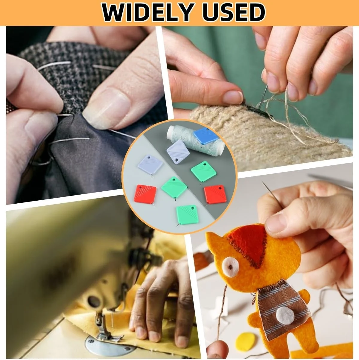 نخکش سوزن اتوماتیک EgamyClow برای خیاطی دستی، گلدوزی و چرخ خیاطی - مناسب برای انواع سوزن، ابزاری بادوام و سبک وزن برای سالمندان و افراد کم بینا (30 عدد (5 رنگ)) نخکش سوزن اتوماتیک EgamyClow برای خیاطی دستی، گلدوزی و چرخ خیاطی - مناسب برای انواع سوزن، ابزاری بادوام و سبک وزن برای سالمندان و افراد کم بینا (30 عدد (5 رنگ))