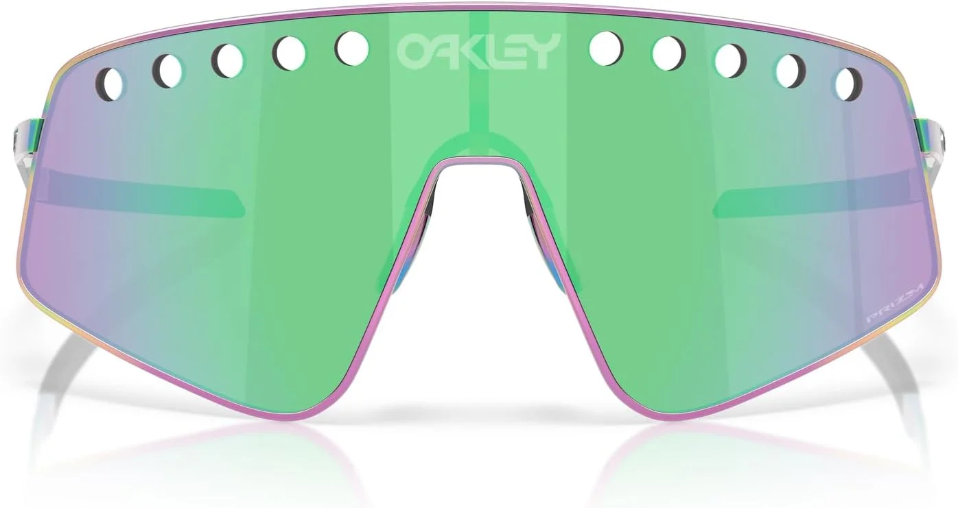 عینک آفتابی مستطیلی یونی‌سکس OAKLEY، روکش روغن براق/Prizm Road Jade، ۳۸ میلی‌متر