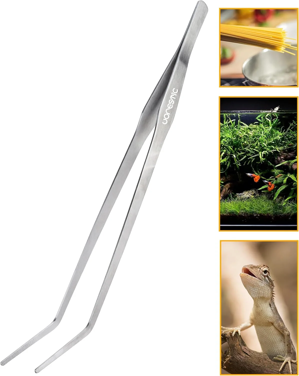موچین آکواریوم خمیده VORESTIC 38 سانتی متر، موچین تغذیه آکواریوم، موچین آکواریوم بلند برای تراریوم و آکواریوم موچین آکواریوم خمیده VORESTIC 38 سانتی متر، موچین تغذیه آکواریوم، موچین آکواریوم بلند برای تراریوم و آکواریوم