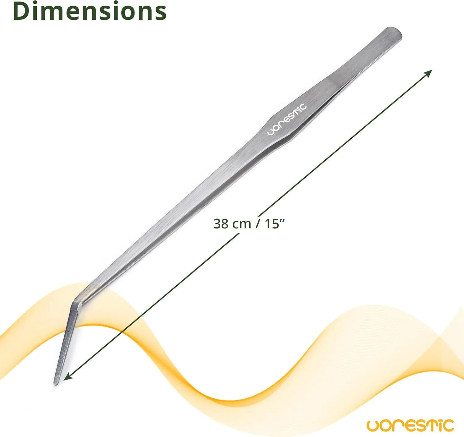 موچین آکواریوم خمیده VORESTIC 38 سانتی متر، موچین تغذیه آکواریوم، موچین آکواریوم بلند برای تراریوم و آکواریوم موچین آکواریوم خمیده VORESTIC 38 سانتی متر، موچین تغذیه آکواریوم، موچین آکواریوم بلند برای تراریوم و آکواریوم