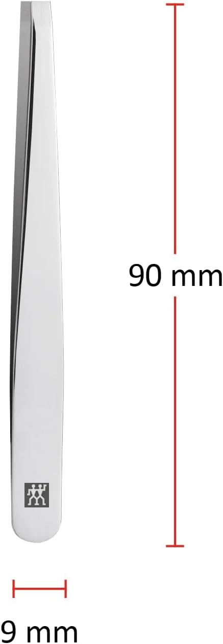 موچین کلاسیک اینوکس Zwilling، صاف 90 میلی متر. ابزار برداشتن مو و حالت دادن به ابرو. سطح گیره مورب. تمیز کردن آسان. فولاد ضد زنگ 18/10 با درجه بالا و پرداخت شده. موچین کلاسیک اینوکس Zwilling، صاف 90 میلی متر. ابزار برداشتن مو و حالت دادن به ابرو. سطح گیره مورب. تمیز کردن آسان. فولاد ضد زنگ 18/10 با درجه بالا و پرداخت شده.
