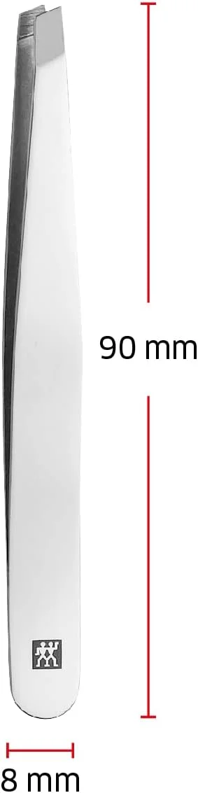 موچین اریب ZWILLING برای برداشتن دقیق موهای ابرو، استیل ضد زنگ پرداخت شده، 90 میلی متر موچین اریب ZWILLING برای برداشتن دقیق موهای ابرو، استیل ضد زنگ پرداخت شده، 90 میلی متر