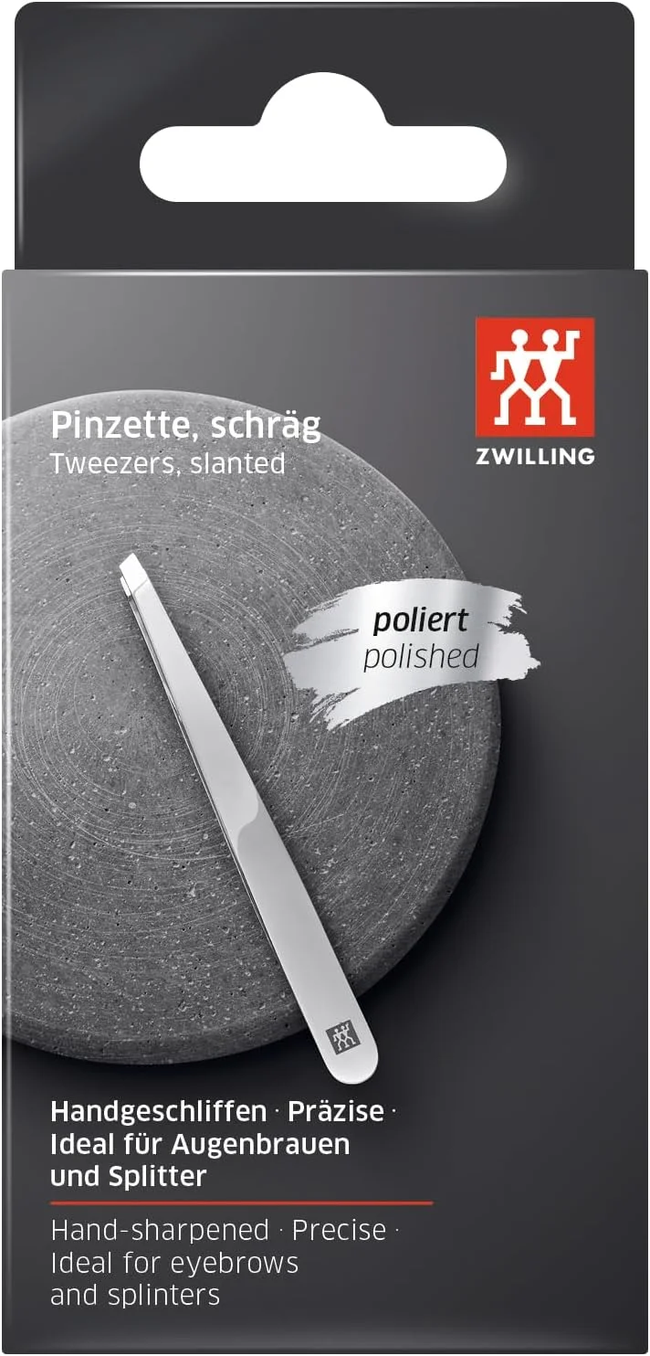 موچین اریب ZWILLING برای برداشتن دقیق موهای ابرو، استیل ضد زنگ پرداخت شده، 90 میلی متر موچین اریب ZWILLING برای برداشتن دقیق موهای ابرو، استیل ضد زنگ پرداخت شده، 90 میلی متر