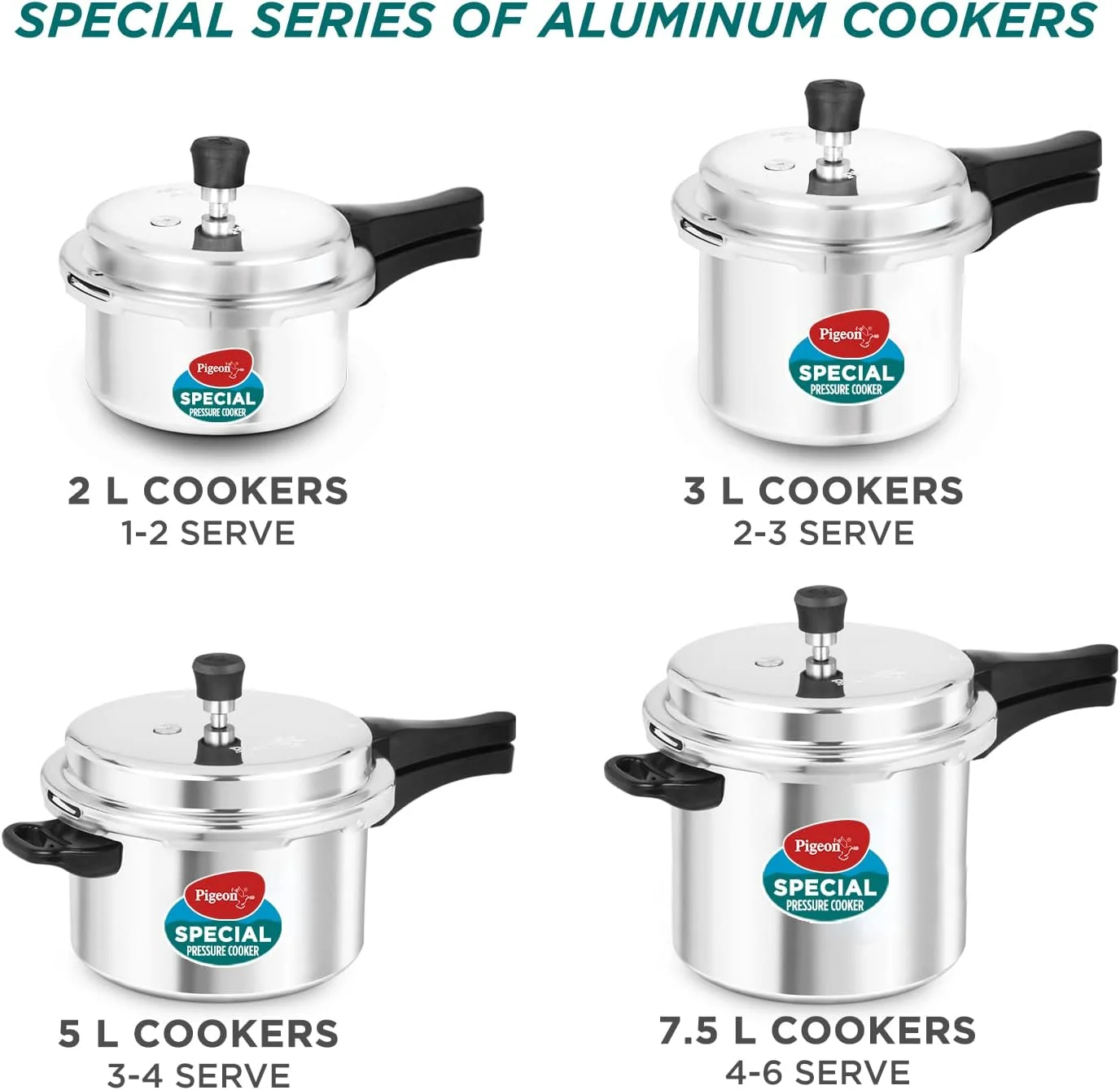 ست زودپز آلومینیومی پیجن بای استووکرافت مدل 12708، درب بیرونی، بدون پایه القایی (2 لیتر و 3 لیتر، نقره ای) ست زودپز آلومینیومی پیجن بای استووکرافت مدل 12708، درب بیرونی، بدون پایه القایی (2 لیتر و 3 لیتر، نقره ای)