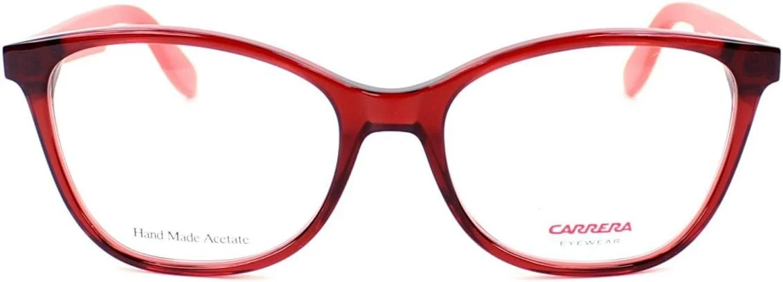 فریم عینک طبی Carrera 5501 CA5501-0BDA-5217 - فریم زرشکی مات قرمز، قطر عدسی 52 میلی متر