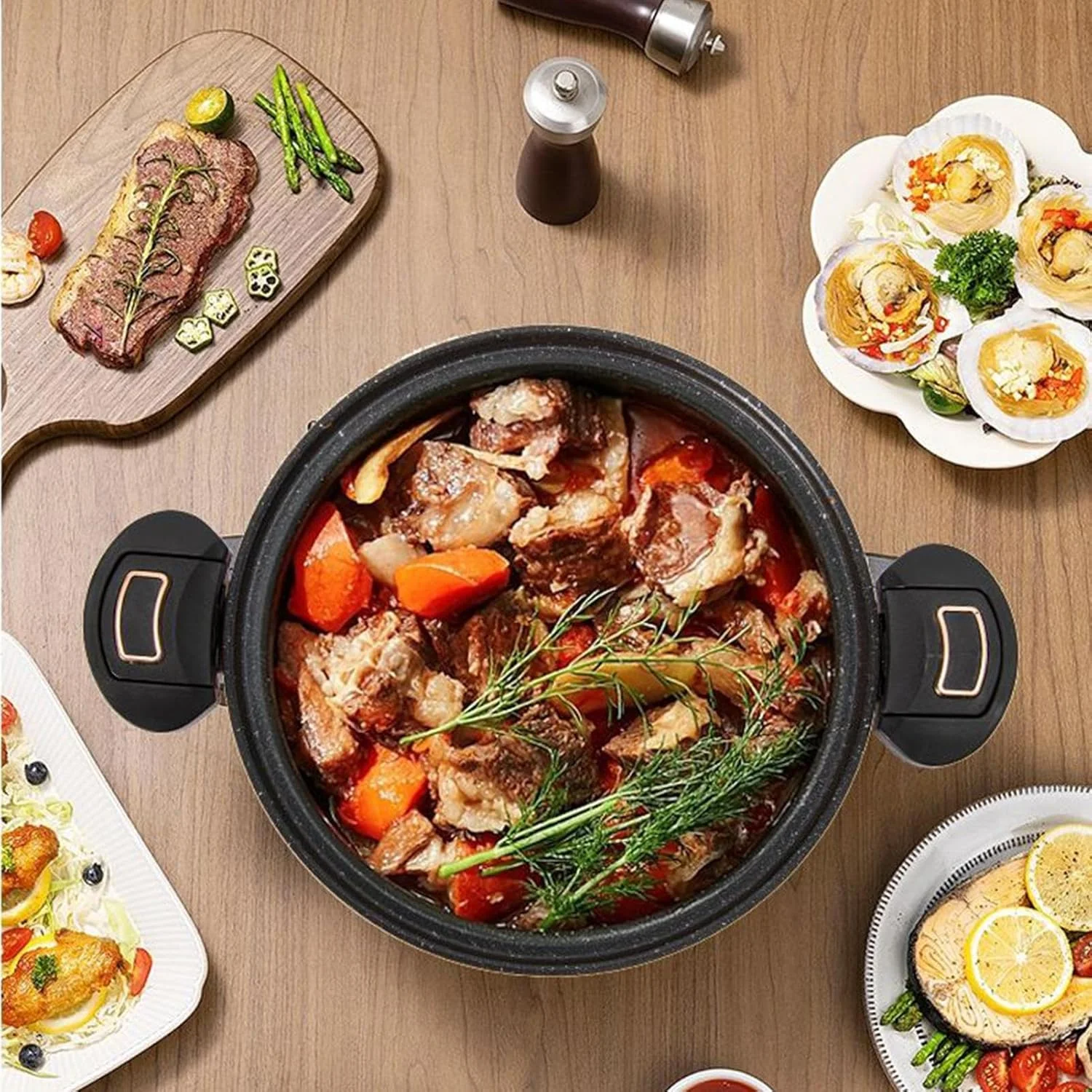 زودپز کوچک، ظروف پخت و پز سریع، زودپز نچسب با درب شفاف برای جوشاندن غذا، سوپ، خورش، اجاق گازهای القایی خانگی، پخت و پز آشپزخانه زودپز کوچک، ظروف پخت و پز سریع، زودپز نچسب با درب شفاف برای جوشاندن غذا، سوپ، خورش، اجاق گازهای القایی خانگی، پخت و پز آشپزخانه