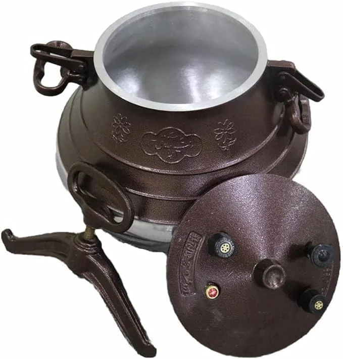 Pressure Cooker Secure Cookerware Aluminum Kitchen Accessories Afghan Is Characterized by Fast and Delicious Cooking (10L)