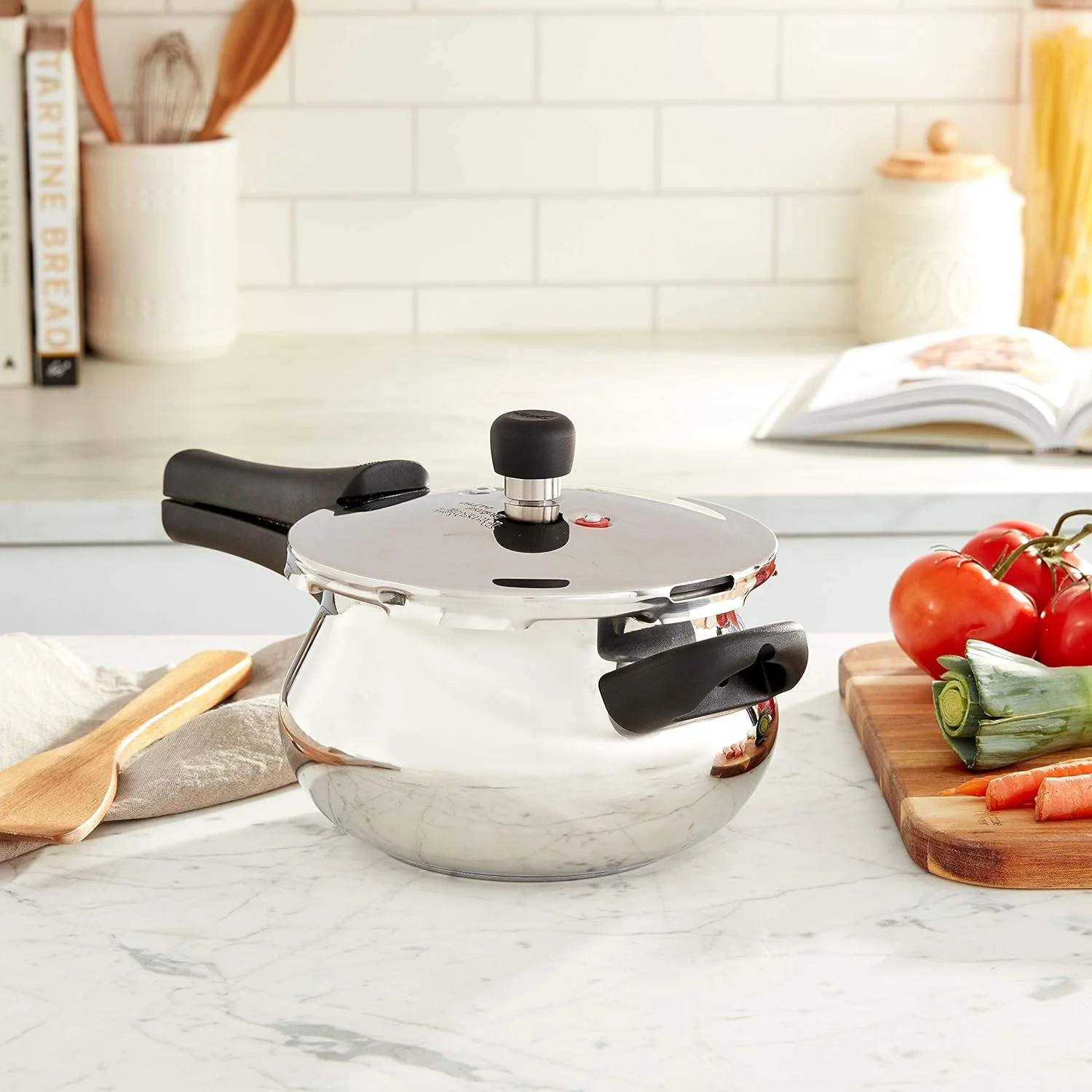 زودپز دستی کوچک استیل پرستیژ دلوکس، 3.3 لیتری زودپز دستی کوچک استیل پرستیژ دلوکس، 3.3 لیتری