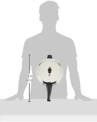 قابلمه زودپز پرستیژ مدل Deluxe Alpha با پایه القایی، بزرگ، استیل ضد زنگ قابلمه زودپز پرستیژ مدل Deluxe Alpha با پایه القایی، بزرگ، استیل ضد زنگ