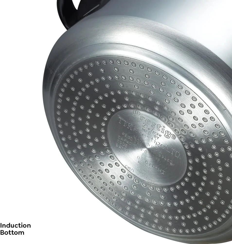 زودپز پرستیژ دلوکس پلاس با پوشش آنادایز سخت 5 لیتری | آلومینیوم | طراحی منحنی | دستگیره های کاربرپسند - مشکی زودپز پرستیژ دلوکس پلاس با پوشش آنادایز سخت 5 لیتری | آلومینیوم | طراحی منحنی | دستگیره های کاربرپسند - مشکی