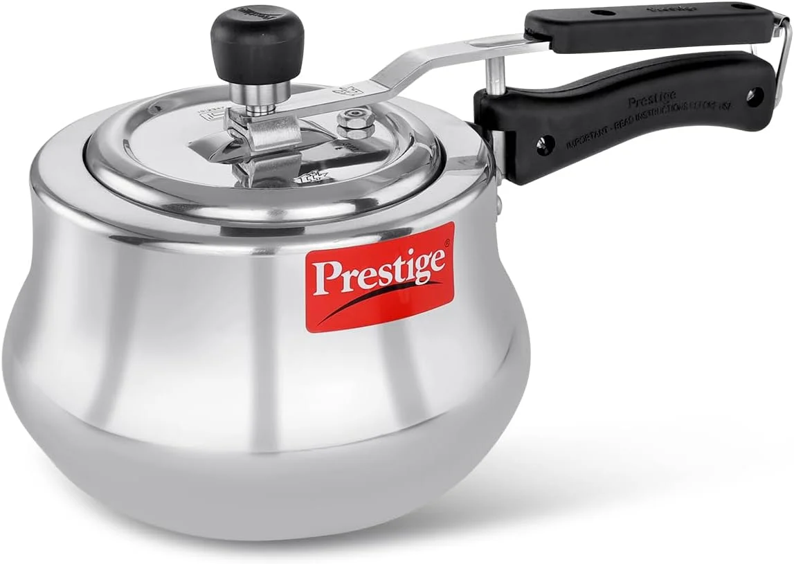 زودپز هندی آلومینیومی پرستیژ مدل Nakshatra+ Svachh با ظرفیت 3 لیتر | درب عمیق برای کنترل سرریز | آلومینیوم بکر | سازگار با اجاق القایی | دوشاخه ایمنی فلزی | دارای گواهینامه ISI زودپز هندی آلومینیومی پرستیژ مدل Nakshatra+ Svachh با ظرفیت 3 لیتر | درب عمیق برای کنترل سرریز | آلومینیوم بکر | سازگار با اجاق القایی | دوشاخه ایمنی فلزی | دارای گواهینامه ISI