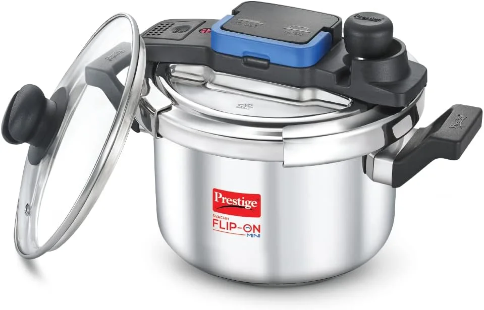 زودپز استیل پرستیژ Svachh Flip-On با ظرفیت 5.0 لیتر | زودپز سازگار با اجاق القایی | MPF20157 زودپز استیل پرستیژ Svachh Flip-On با ظرفیت 5.0 لیتر | زودپز سازگار با اجاق القایی | MPF20157