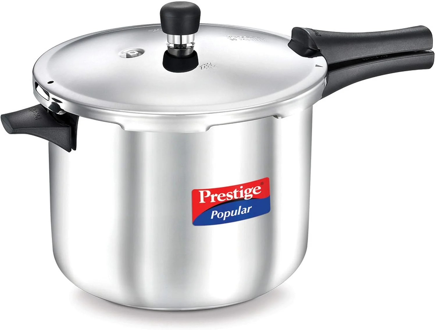 زودپز استیل پرستیژ مدل TTK با قابلیت استفاده روی اجاق القایی، ۷.۵ لیتر، نقره ای