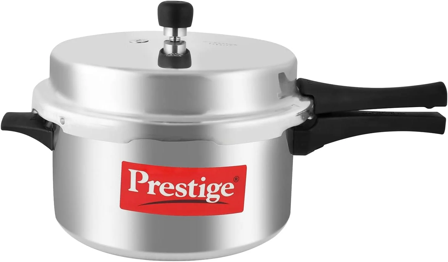 زودپز پرستیژ مدل Popular با ظرفیت 7.5 لیتر به همراه درب و قابلمه زودپز 3.5 لیتری بدون درب | آلومینیوم | دستگیره های جانبی مقاوم در برابر حرارت - نقره ای زودپز پرستیژ مدل Popular با ظرفیت 7.5 لیتر به همراه درب و قابلمه زودپز 3.5 لیتری بدون درب | آلومینیوم | دستگیره های جانبی مقاوم در برابر حرارت - نقره ای