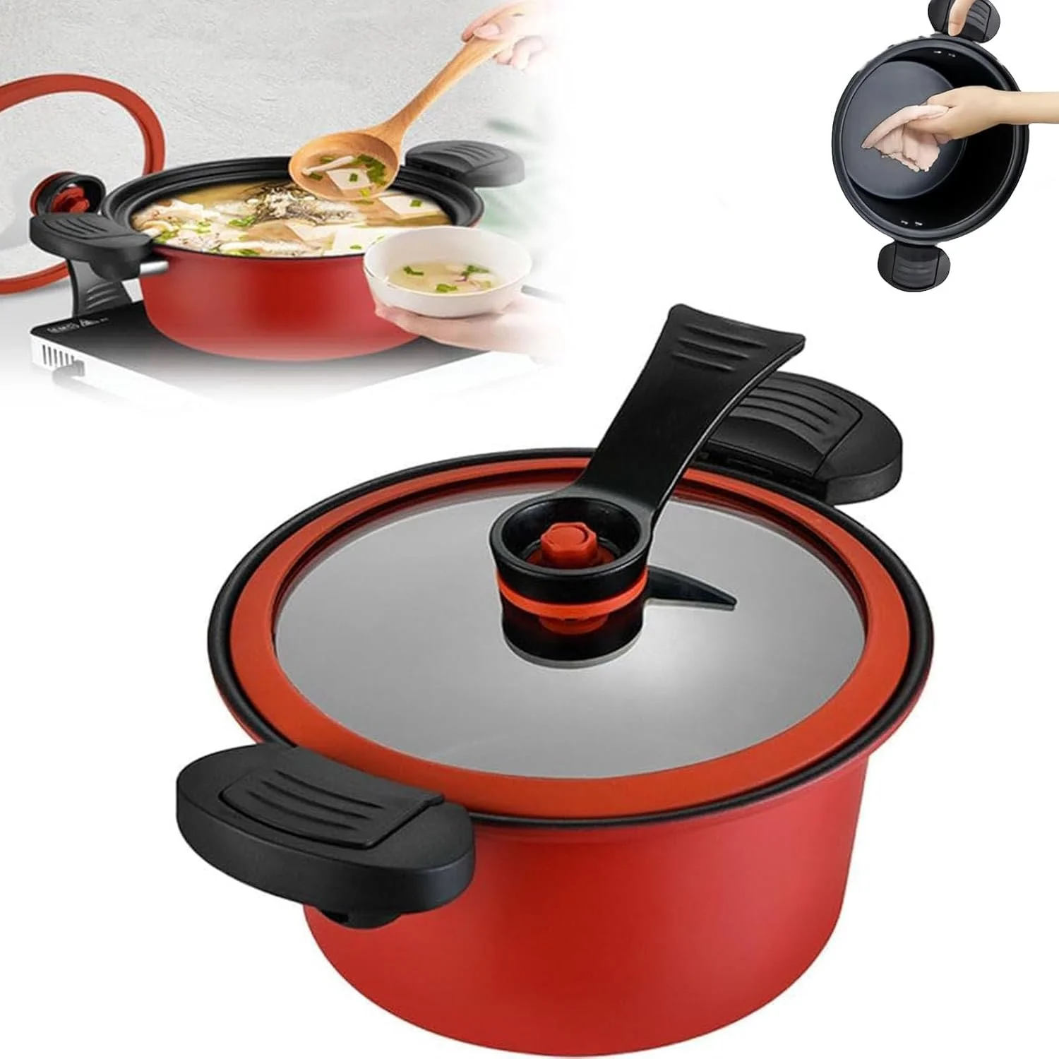 زودپز فشاری کوچک Seattleget، قابلمه فشاری Seattleget، زودپز Seattleget، زودپز فشاری کوچک، قابلمه فشاری برای پخت و پز، زودپز فشاری کوچک Seattleget (قرمز) زودپز فشاری کوچک Seattleget، قابلمه فشاری Seattleget، زودپز Seattleget، زودپز فشاری کوچک، قابلمه فشاری برای پخت و پز، زودپز فشاری کوچک Seattleget (قرمز)