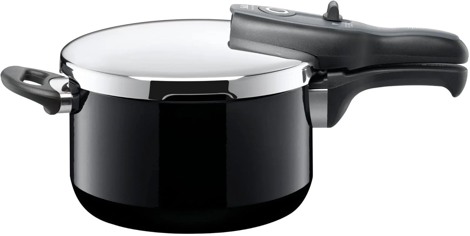 زودپز سیلیت 2120260196 سیلاگان سرامیک کاربردی Sicomatic T-Plus بدون سبد، مشکی، 22 سانتی متر، 4.5 لیتر