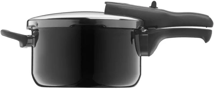 زودپز سیلیت 2120260196 سیلاگان سرامیک کاربردی Sicomatic T-Plus بدون سبد، مشکی، 22 سانتی متر، 4.5 لیتر