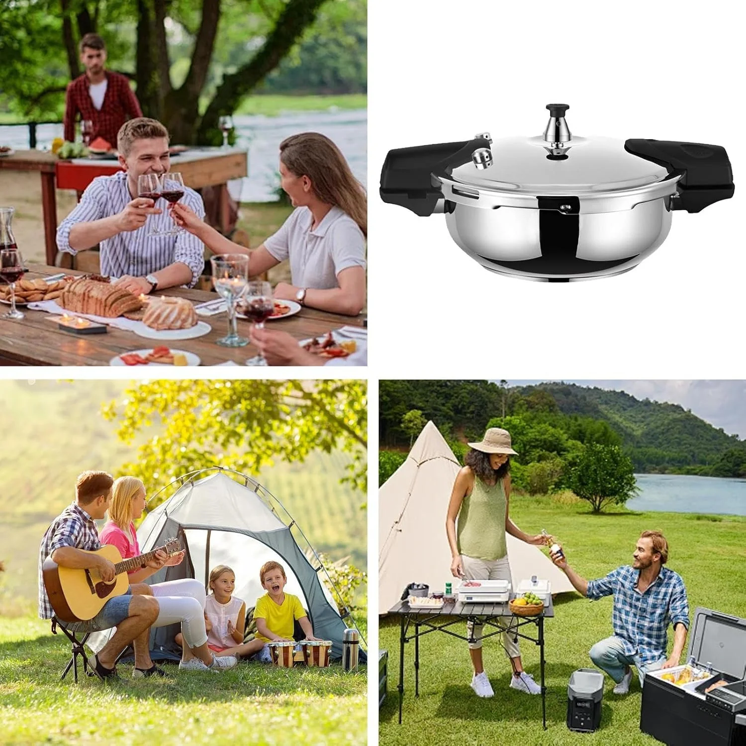 زودپز کوچک استیل - زودپز آشپزخانه 2 لیتری، ظروف پخت و پز خانگی استیل برای سوپ، سبزیجات، لوبیا، خورشت زودپز کوچک استیل - زودپز آشپزخانه 2 لیتری، ظروف پخت و پز خانگی استیل برای سوپ، سبزیجات، لوبیا، خورشت