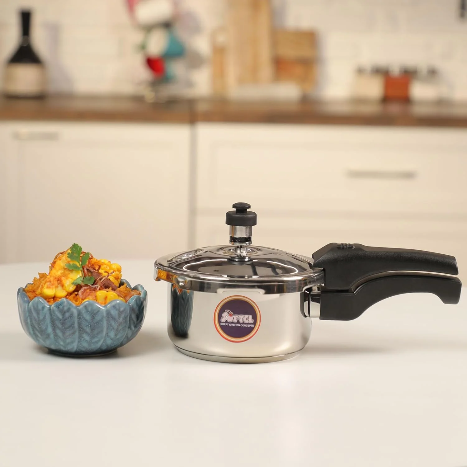 زودپز استیل سافتل مدل Little Prince با ظرفیت 1 لیتر، درب خارجی، مناسب برای اجاق گازهای القایی، رنگ نقره ای زودپز استیل سافتل مدل Little Prince با ظرفیت 1 لیتر، درب خارجی، مناسب برای اجاق گازهای القایی، رنگ نقره ای