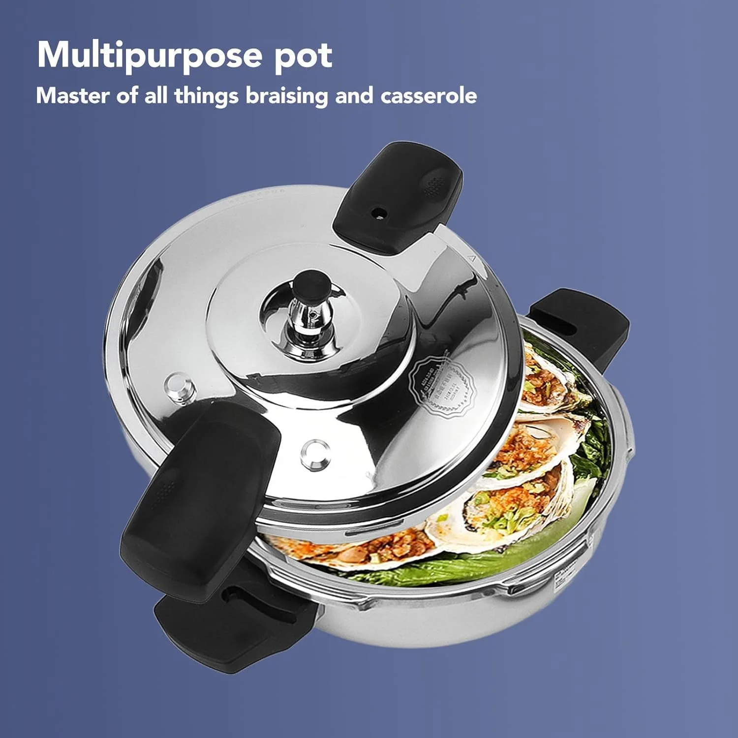 Stovetop Pressure Cooker, Kitchen Pressure Cooker 80KPA for Home (28CM) Stovetop Pressure Cooker, Kitchen Pressure Cooker 80KPA for Home (28CM)