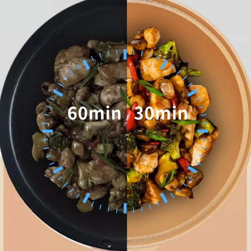 تابه ووک گلی نچسب TaboSi به همراه سبد بخارپز، قابلمه چند منظوره سفالی نچسب با فشار میکرو، زودپز مینیاتوری، تابه سرخ کردنی بخارپز، قابلمه زودپز، تابه سرخ کردنی تابه ووک گلی نچسب TaboSi به همراه سبد بخارپز، قابلمه چند منظوره سفالی نچسب با فشار میکرو، زودپز مینیاتوری، تابه سرخ کردنی بخارپز، قابلمه زودپز، تابه سرخ کردنی