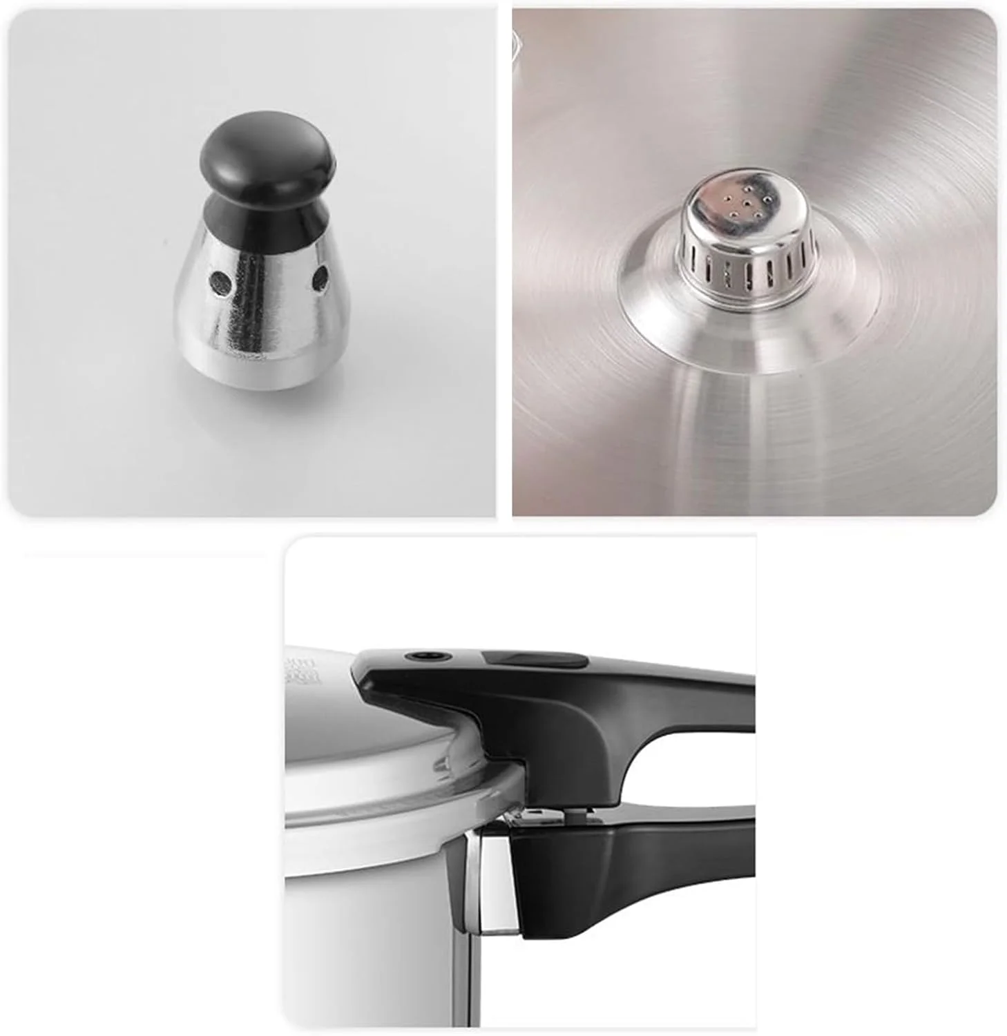 Stove Top Pressure Cooker - 5L Grain Cooker with Steamer Insert - Aluminum Alloy Cookware for Meat Poultry Seafood Vegetable Kitchen Cook Restaurant Stove Top Pressure Cooker - 5L Grain Cooker with Steamer Insert - Aluminum Alloy Cookware for Meat Poultry Seafood Vegetable Kitchen Cook Restaurant