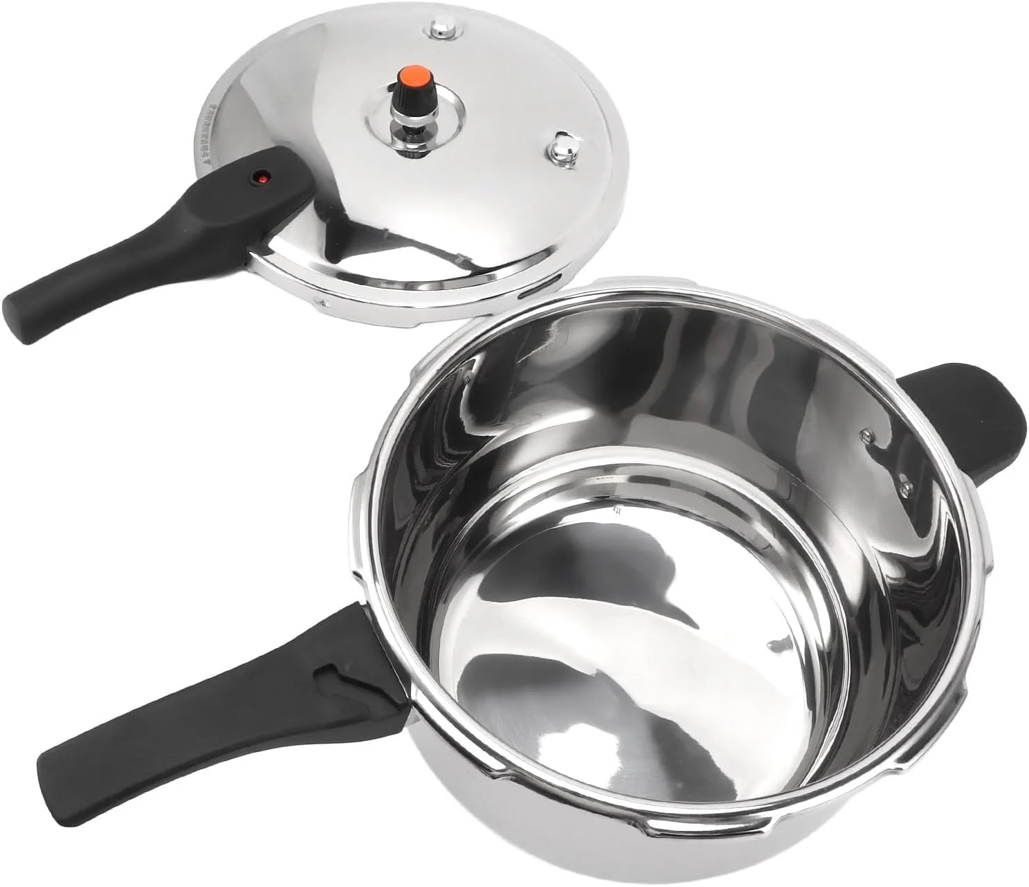 زودپز استیل ضد زنگ، چند منظوره با شیر اطمینان، 80KPA، دسته دار، قابلمه برای پخت و پز سریع و کارآمد (4 لیتر) زودپز استیل ضد زنگ، چند منظوره با شیر اطمینان، 80KPA، دسته دار، قابلمه برای پخت و پز سریع و کارآمد (4 لیتر)