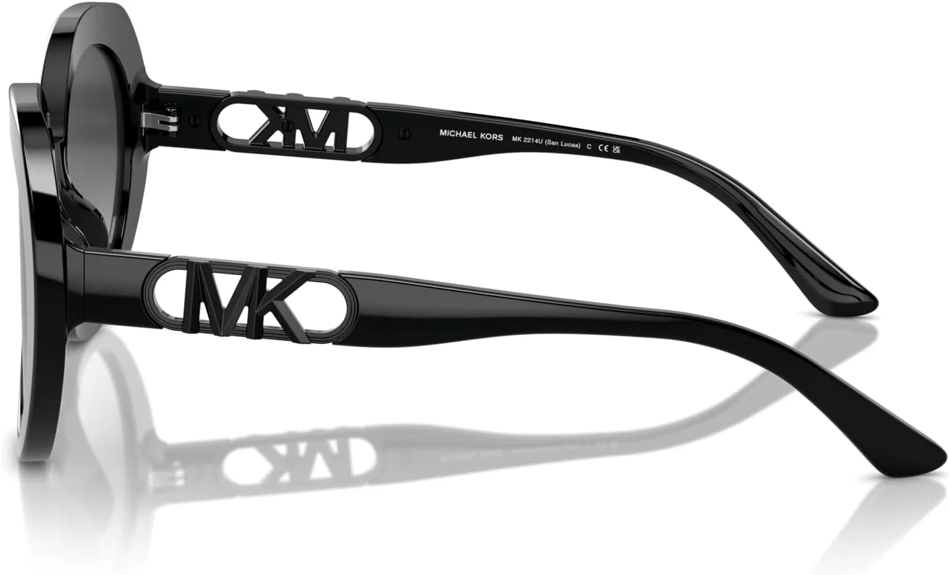 عینک آفتابی زنانه مایکل کورس مدل Mk2214u San Lucas با فریم گرد و طراحی یونیورسال عینک آفتابی زنانه مایکل کورس مدل Mk2214u San Lucas با فریم گرد و طراحی یونیورسال