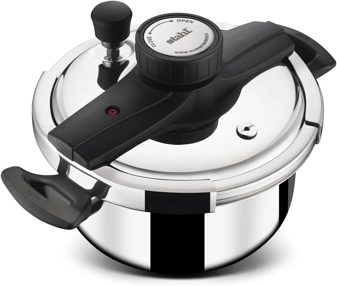 زودپز استال ورستایل تریپلی، 3 لیتر، مناسب برای اجاق القایی، زودپز درب بیرونی، سازگار با اجاق گاز و القایی، استیل ضد زنگ، نقره ای زودپز استال ورستایل تریپلی، 3 لیتر، مناسب برای اجاق القایی، زودپز درب بیرونی، سازگار با اجاق گاز و القایی، استیل ضد زنگ، نقره ای