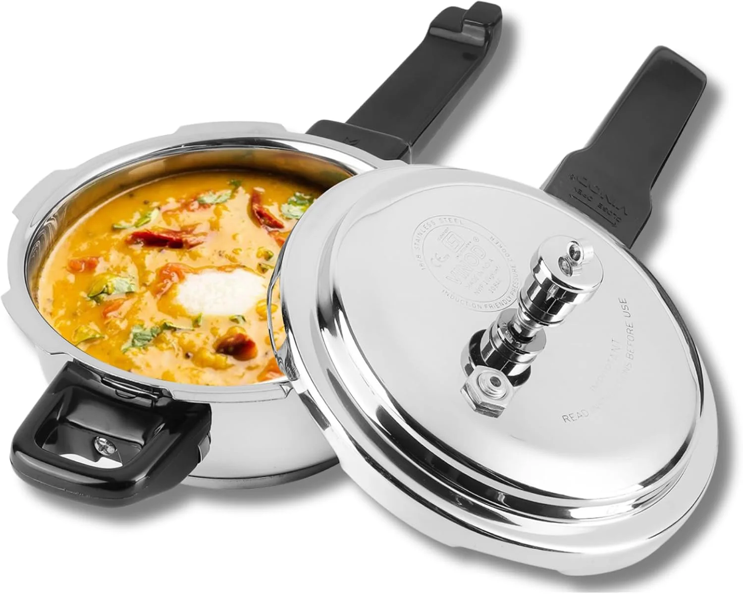 دیگ زودپز گود و درب دار Vinod - ظرفیت 6 لیتر جامبو دیگ زودپز گود و درب دار Vinod - ظرفیت 6 لیتر جامبو