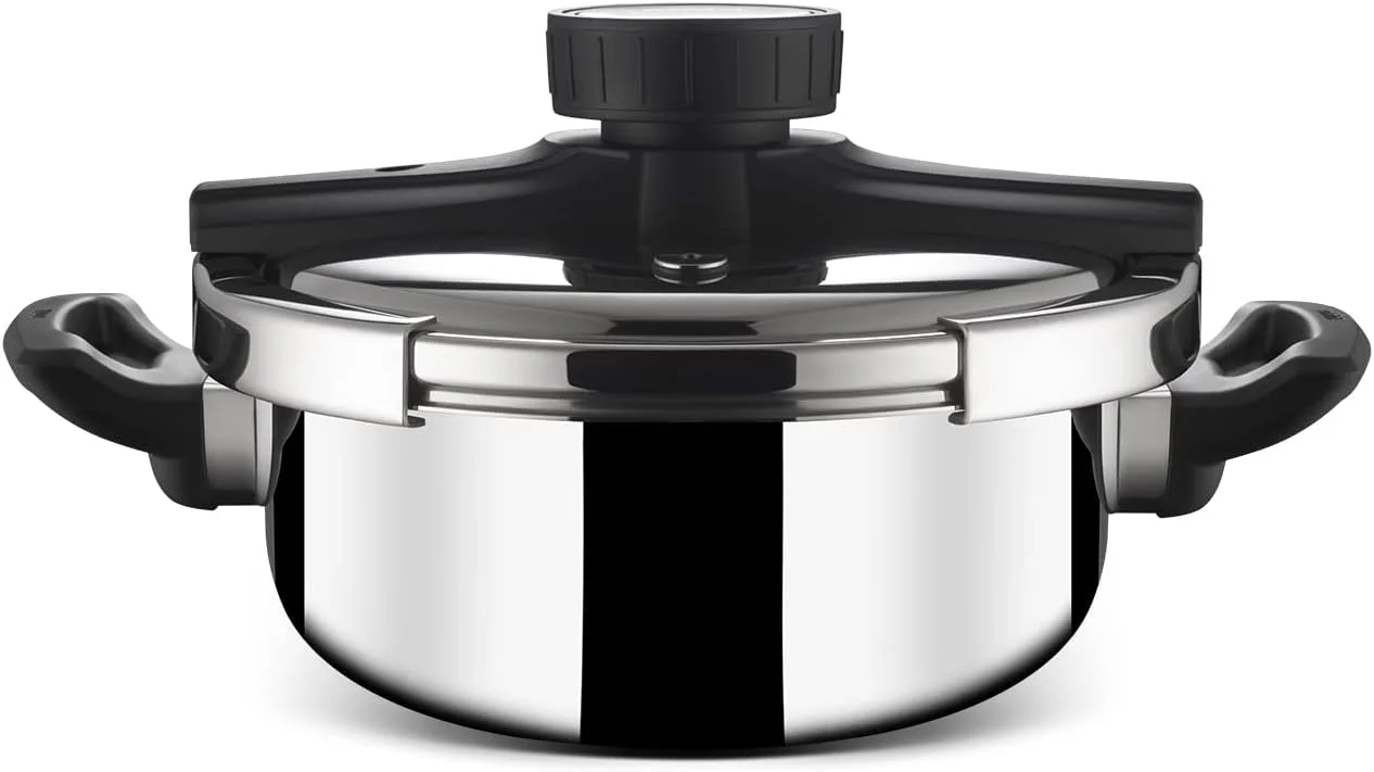 زودپز استال ورستایل تریپلی، 3 لیتر، مناسب برای اجاق القایی، زودپز درب بیرونی، سازگار با اجاق گاز و القایی، استیل ضد زنگ، نقره ای زودپز استال ورستایل تریپلی، 3 لیتر، مناسب برای اجاق القایی، زودپز درب بیرونی، سازگار با اجاق گاز و القایی، استیل ضد زنگ، نقره ای