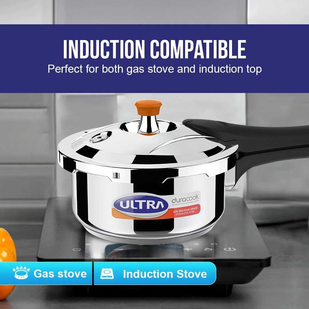 زودپز دوراکوک مدل ULTRA 2.0L با درب بیرونی استیل (2 لیتر) زودپز دوراکوک مدل ULTRA 2.0L با درب بیرونی استیل (2 لیتر)