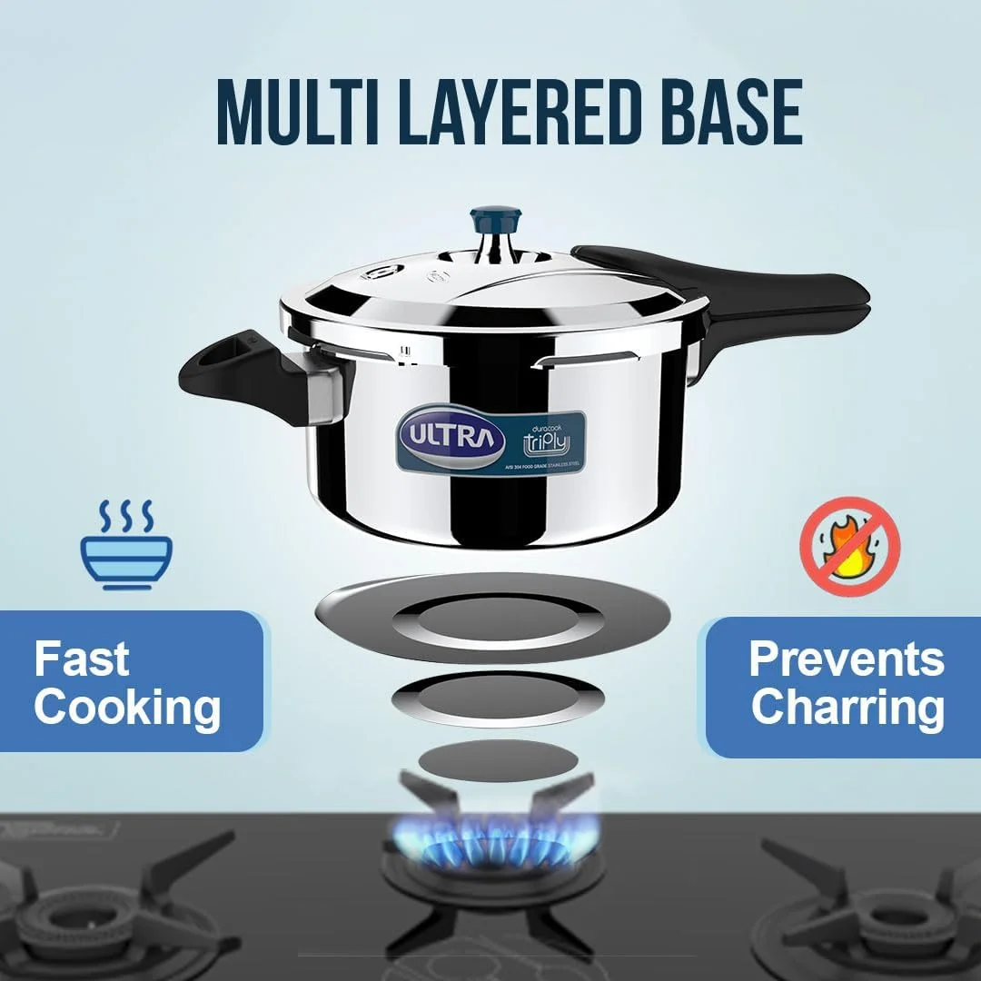 زودپز الترا دوراکوک سه لایه 4.5 لیتری زودپز الترا دوراکوک سه لایه 4.5 لیتری