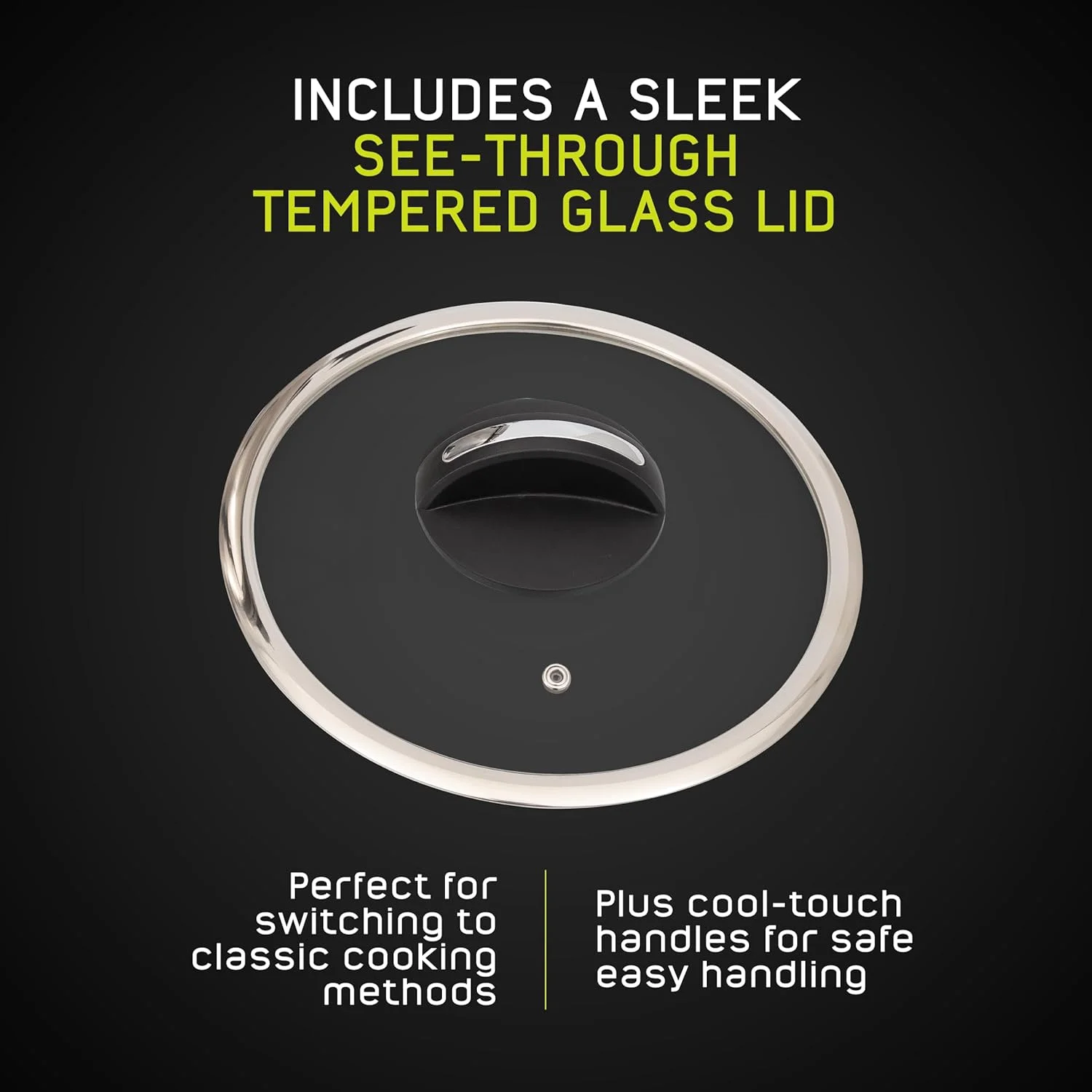 زودپز یونیورسال سیلور اکسپرس (6.3 کوارت/6 لیتر) + درب شیشه ای اضافی، با سیستم باز کردن آسان، زودپز استیل ضد زنگ فوق العاده ایمن زودپز یونیورسال سیلور اکسپرس (6.3 کوارت/6 لیتر) + درب شیشه ای اضافی، با سیستم باز کردن آسان، زودپز استیل ضد زنگ فوق العاده ایمن