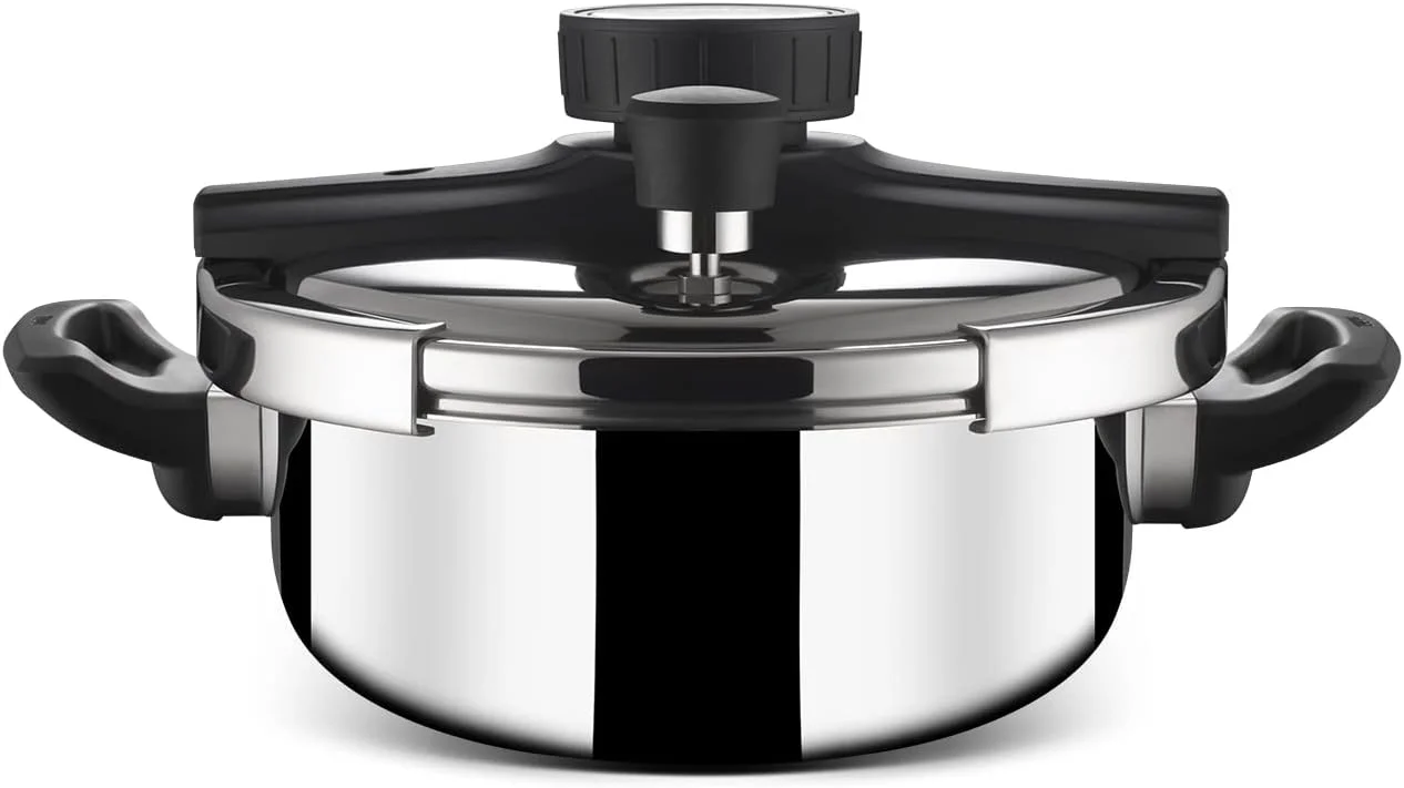 زودپز استال ورستایل تریپلی، 3 لیتر، مناسب برای اجاق القایی، زودپز درب بیرونی، سازگار با اجاق گاز و القایی، استیل ضد زنگ، نقره ای زودپز استال ورستایل تریپلی، 3 لیتر، مناسب برای اجاق القایی، زودپز درب بیرونی، سازگار با اجاق گاز و القایی، استیل ضد زنگ، نقره ای