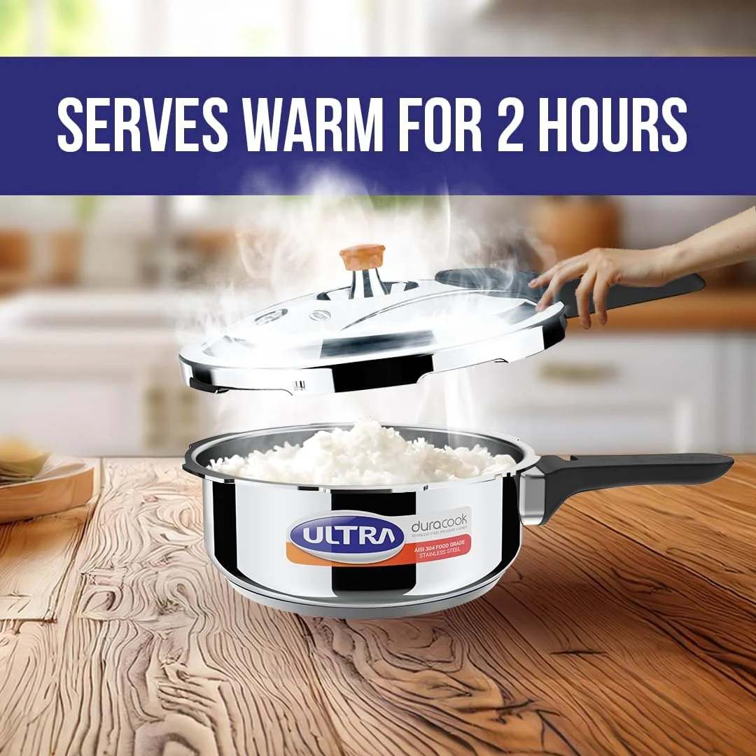 زودپز دوراکوک مدل ULTRA 2.0L با درب بیرونی استیل (2 لیتر) زودپز دوراکوک مدل ULTRA 2.0L با درب بیرونی استیل (2 لیتر)