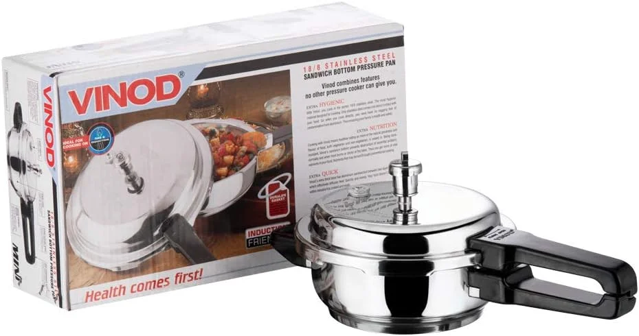 دیگ زودپز گود و درب دار Vinod - ظرفیت 6 لیتر جامبو دیگ زودپز گود و درب دار Vinod - ظرفیت 6 لیتر جامبو