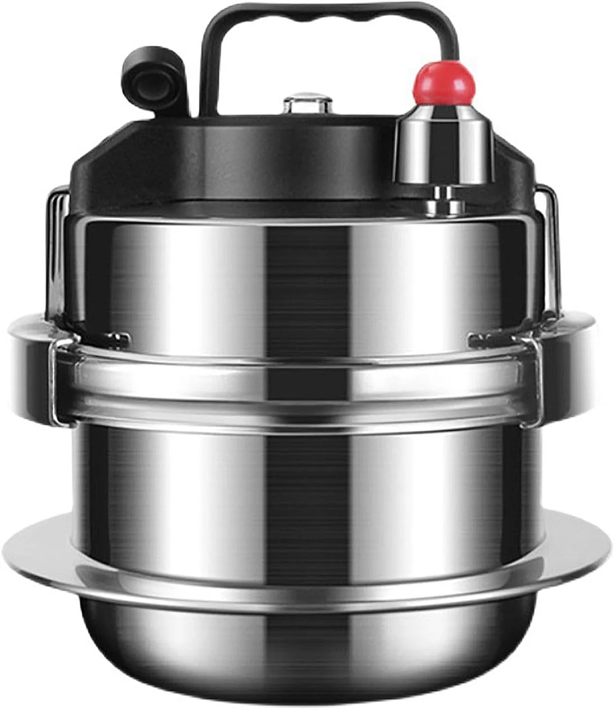 یوناستور دیگ زودپز 2 لیتری برای کمپینگ در فضای باز، دیگ پخت برنج، دیگ چند منظوره، قابلمه استیل ضد زنگ یوناستور دیگ زودپز 2 لیتری برای کمپینگ در فضای باز، دیگ پخت برنج، دیگ چند منظوره، قابلمه استیل ضد زنگ