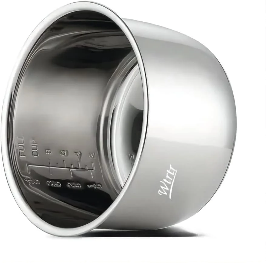 دیگ داخلی نچسب زودپز برقی Wtrtr، 6 کوارت. دیگ 24-16.2 سانتی متری (استیل ضد زنگ 7-6 لیتری) دیگ داخلی نچسب زودپز برقی Wtrtr، 6 کوارت. دیگ 24-16.2 سانتی متری (استیل ضد زنگ 7-6 لیتری)