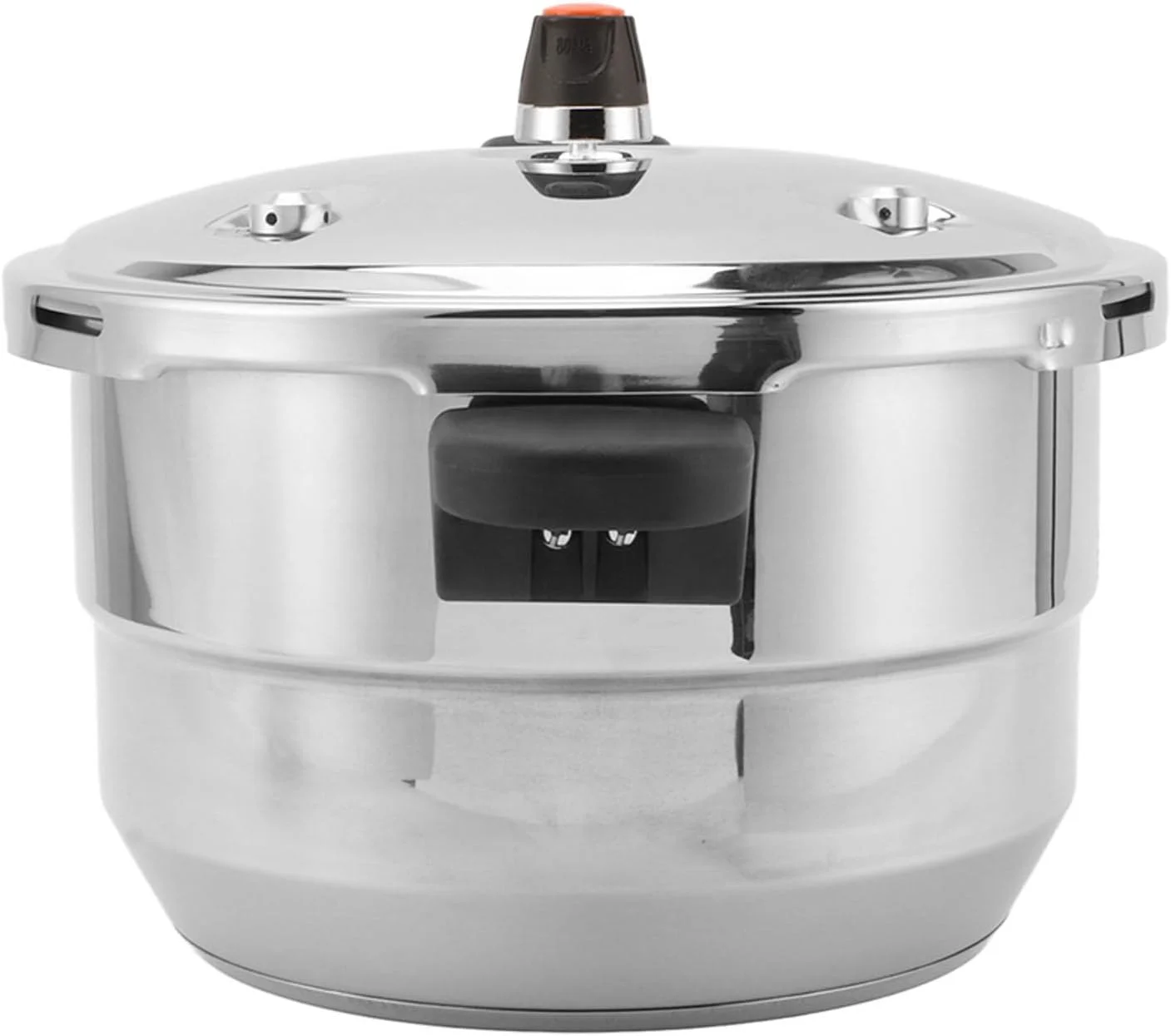 زودپز Vomeko با توری بخارپز، زودپز استیل ضد زنگ، دیگ زودپز سازگار با اجاق گاز و القایی، برای بخارپز کردن، کنسرو کردن و خورش پختن (استیل ضد زنگ 2)