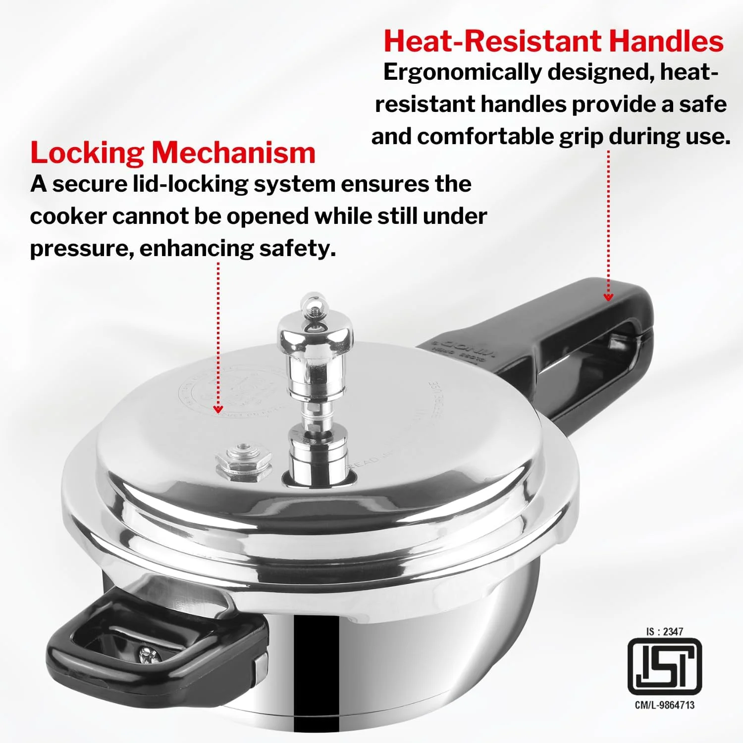 زودپز استیل ضد زنگ 18/8 با درب بیرونی معمولی - 3 لیتری زودپز استیل ضد زنگ 18/8 با درب بیرونی معمولی - 3 لیتری